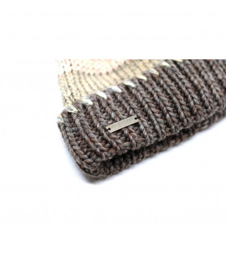 gorro rayas gris beis gorro rayas gris beis